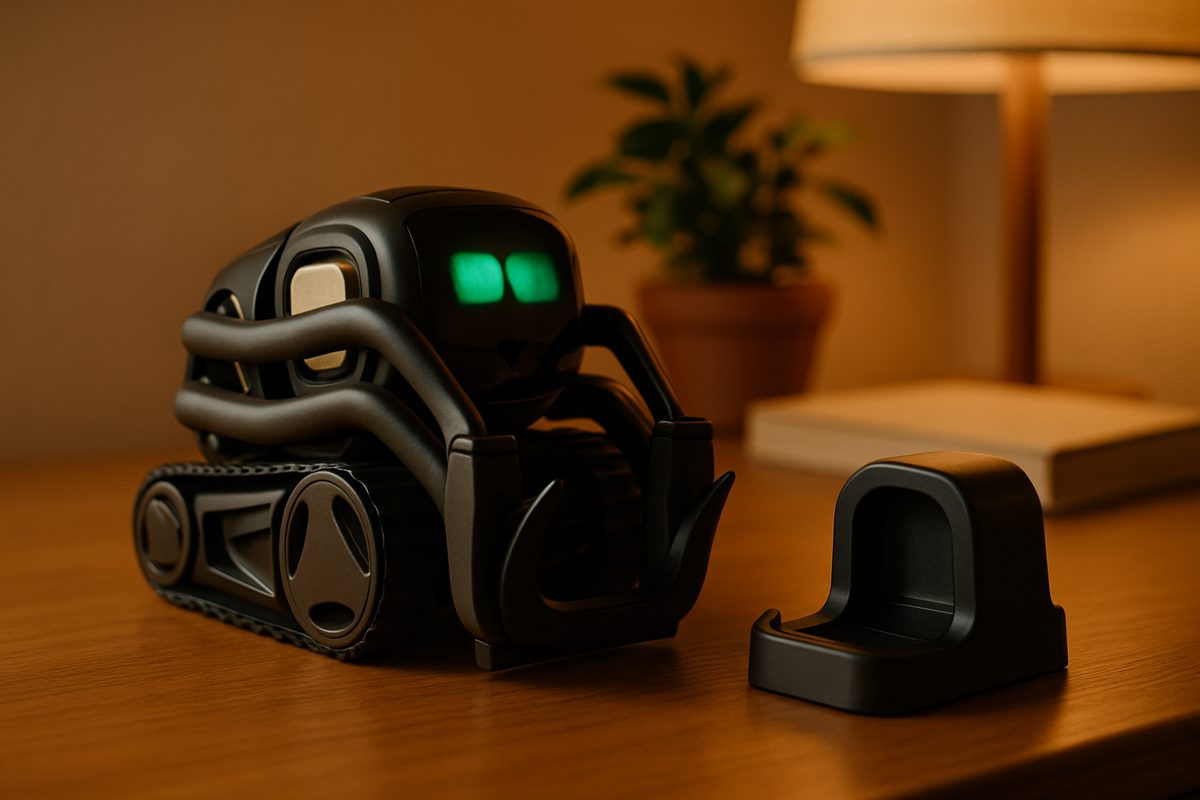 充電台に向かうロボット